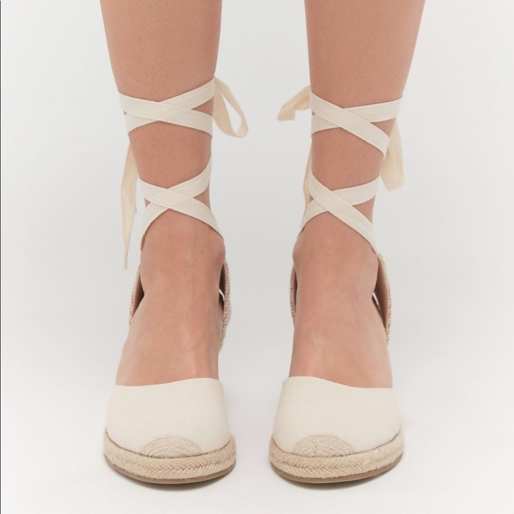 Lace up Wedges